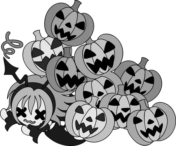 L'illustrazione di Halloween — Vettoriale Stock