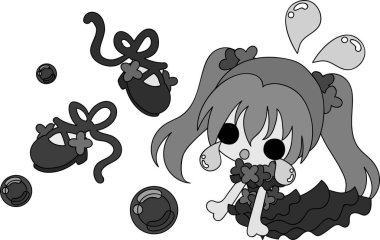 Sevimli çizgi film gösterimi