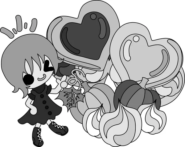 Kabak tatlılar şirin illüstrasyon