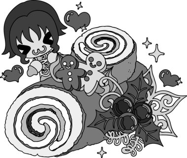 christmas illüstrasyon