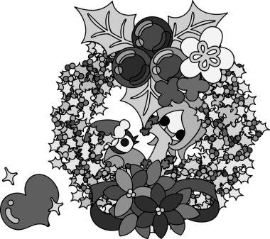 christmas illüstrasyon