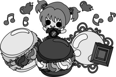 Çikolatalı tatlılar, tatlı çizim