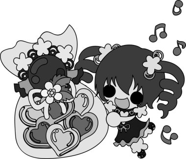 Çikolatalı tatlılar, tatlı çizim