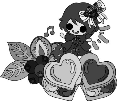 Çikolatalı tatlılar, tatlı çizim