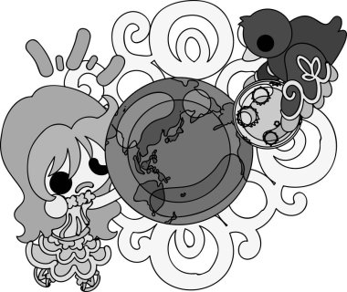 Küçük kızlar ve gizemli kuşlar