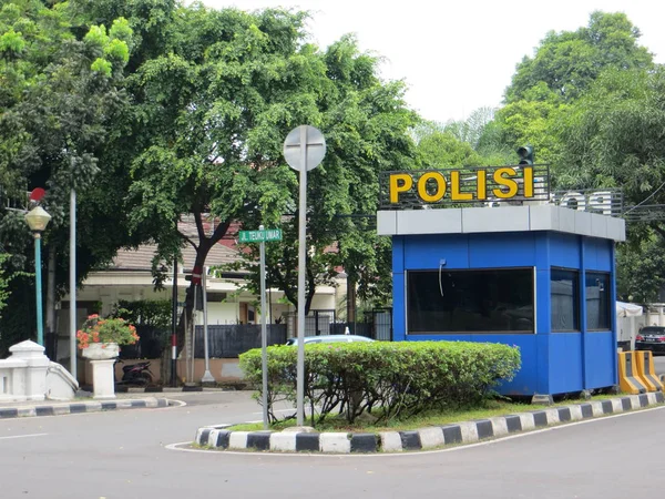 Polis merkezine Jakarta. — Stok fotoğraf