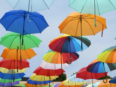 Şemsiye yükleme Jakarta.