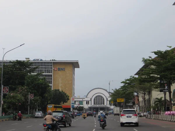 Stadtstraße in kota tua. — Stockfoto