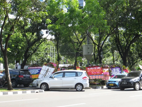 Stadtverkehr in Jakarta. — Stockfoto