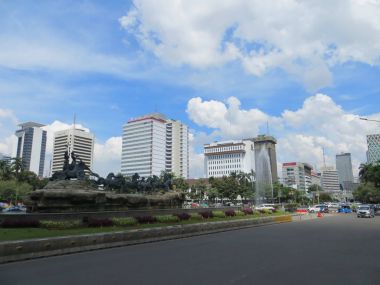 Cityscape at anıt, Jakarta.