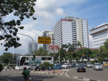 Banka Endonezya Kavşağı, Jakarta.