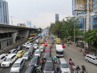 Trafik sıkışıklığı Jakarta