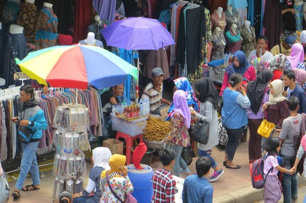 Straßenmarkt in Jakarta — Stockfoto