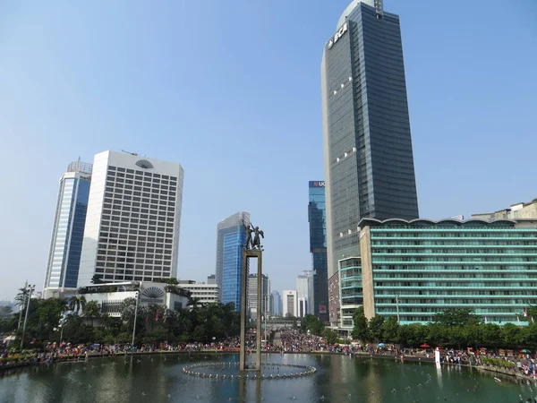 Аресты в отеле Indonesia Roundabout — стоковое фото