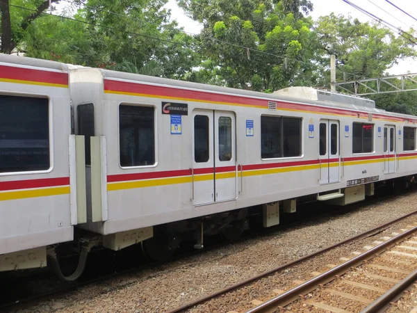 Jakarta pendeltåg linje — Stockfoto