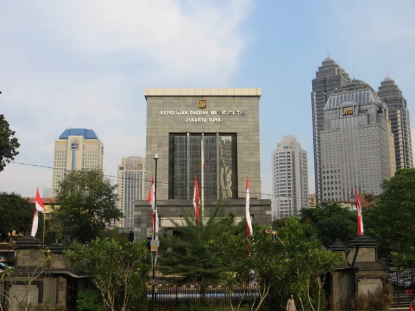 Jakarta politiebureaus — Stockfoto