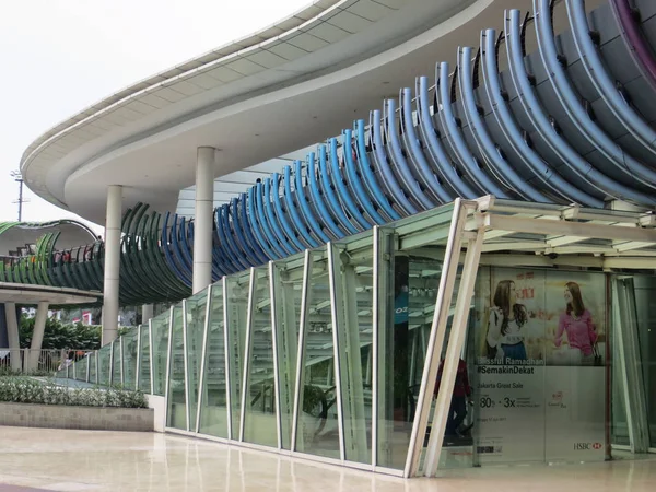 Öko-Skywalk in Jakarta — Stockfoto