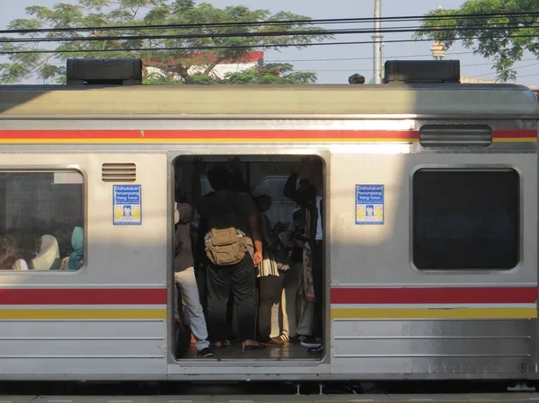Estação Tanah Abang, Jacarta — Fotografia de Stock