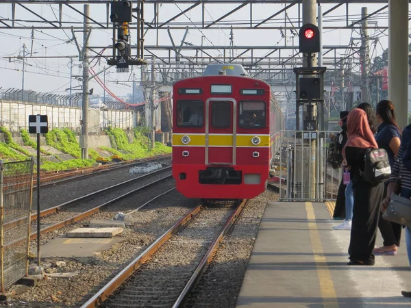 Estación Tanah Abang, Yakarta — Foto de Stock