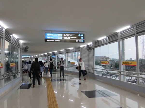 Stanice Tanah Abang, Jakarta — Stock fotografie