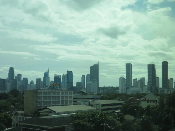 Jakarta Indonesia December 2017 Cityscape Menteng — Stock Photo, Image