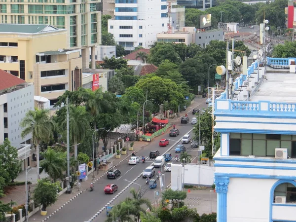 Jakarta Indonesien 2017 Stadtbild Von Menteng — Stockfoto