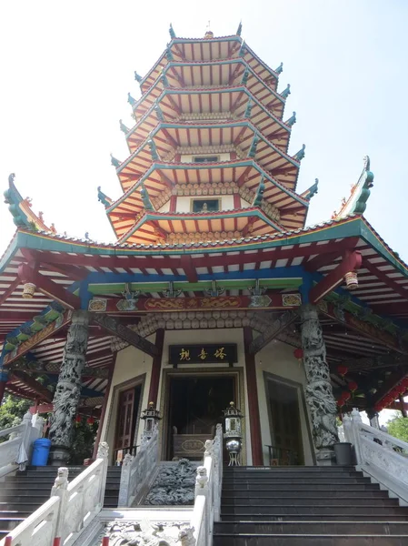 Семаранг Индонезия Февраля 2018 Года Пагода Авалокитесвара Вачара Будда Ватугонг — стоковое фото