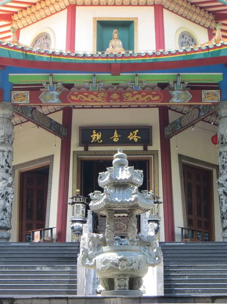 Semarang Endonezya Şubat 2018 Pagoda Avalokitesvara Vihara Buddhagaya Watugong — Stok fotoğraf