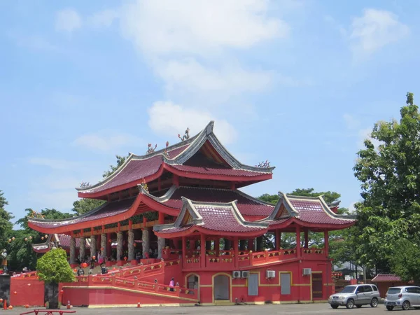 Semarang Indonesia Febrero 2018 Templo Sam Poo Kong Templo Gedung —  Fotos de Stock