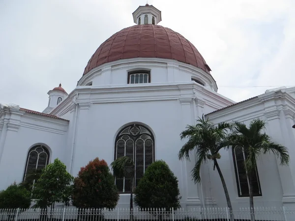 Semarang Indonesia Februari 2018 Gereja Dome Blenduk Indonesia Gereja Blenduk — Stok Foto
