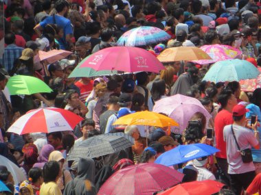 JAKARTA, INDONESIA - March 4, 2018: Cap Go Meh carnival in Glodok, Jakarta's chinatown.