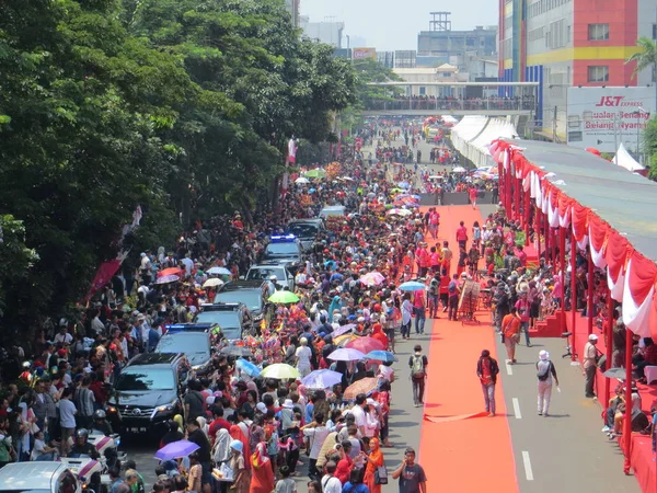 Jakarta Indonesia March 2018 Cap Meh Carnival Glodok Jakarta Chinatown — Stock fotografie