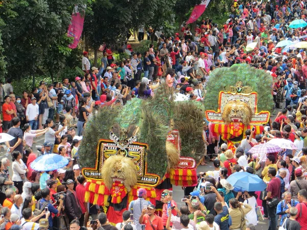 Jakarta Indonesia Marzo 2018 Carnaval Cap Meh Glodok Barrio Chino — Foto de Stock