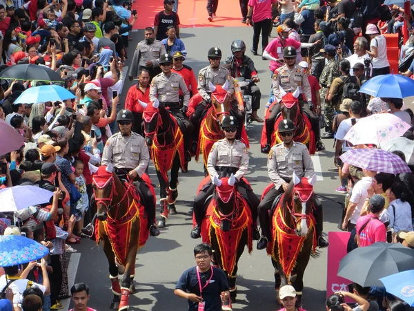 Jakarta Indonesia Marzo 2018 Carnaval Cap Meh Glodok Barrio Chino — Foto de Stock