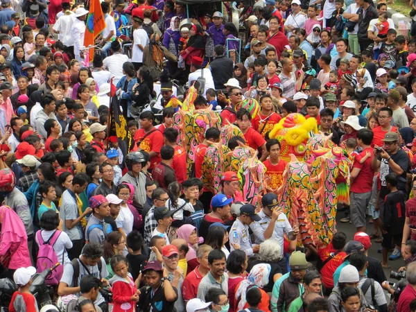Jakarta Indonesia March 2018 Cap Meh Carnival Glodok Jakarta Chinatown — Stock fotografie