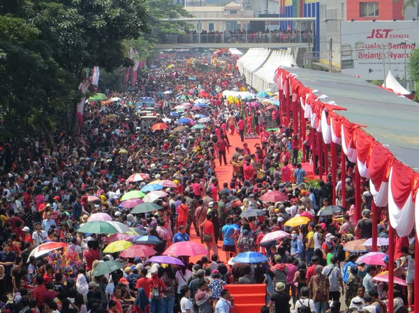 Jakarta Indonesia March 2018 Cap Meh Carnival Glodok Jakarta Chinatown — Stock fotografie