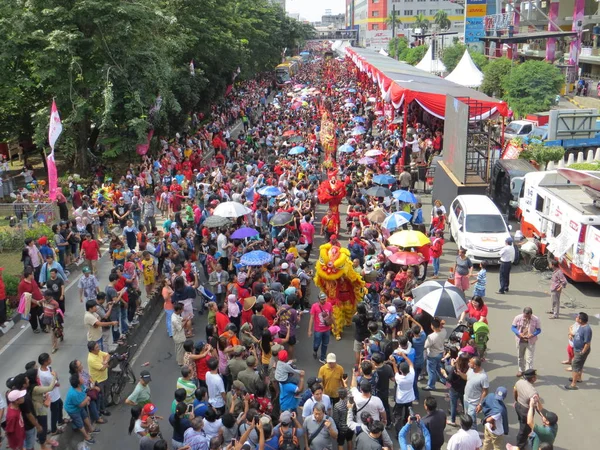 Jakarta Indonesia March 2018 Cap Meh Carnival Glodok Jakarta Chinatown — Stock fotografie