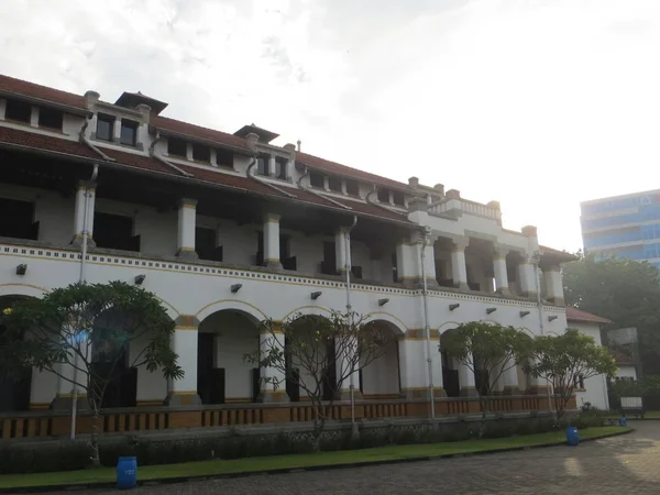 Semarang Indonésia Fevereiro 2018 Lawang Sewu Foi Construído Como Sede — Fotografia de Stock