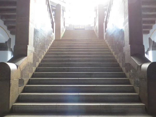 Semarang Indonesia Febrero 2018 Escaleras Pasillos Dentro Lawang Sewu —  Fotos de Stock