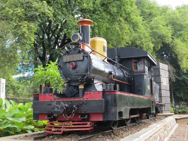 Semarang Indonesia Febrero 2018 Locomotora Vintage Lawang Sewu — Foto de Stock