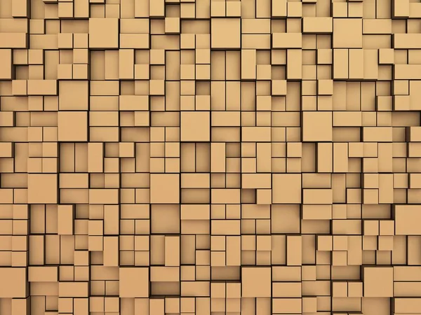 Abstract random boxes background Stock Picture