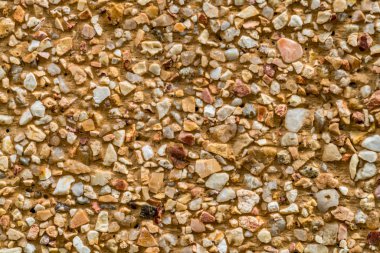 Çakıl beton doku