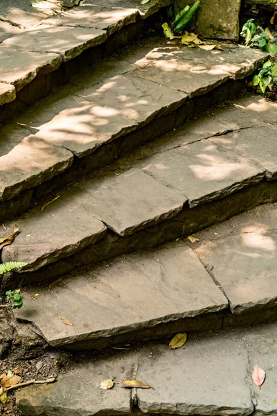 Escalier en pierre marron — Photo