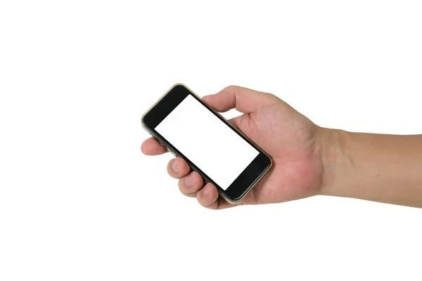 Chytrý telefon v ruce — Stock fotografie
