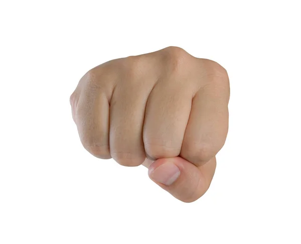 Punch fist of man hand — Stock Photo, Image