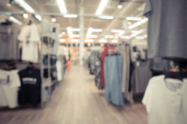 Giyim mağazası bulanık görüntü