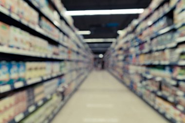 süpermarket bulanık görüntü