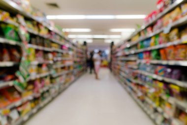 süpermarket bulanık görüntü