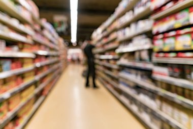 süpermarket bulanık görüntü