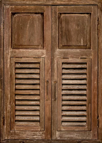 Old wood louver — Stock Photo, Image